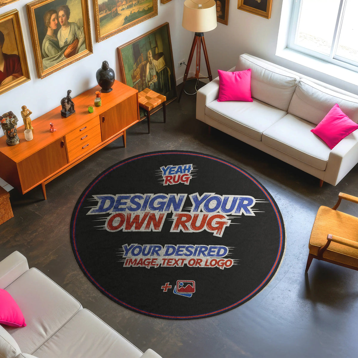 Custom Circular Rugs Custom Rugs – YeahRug