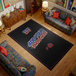 Design your own rug with custom image or logo displayed on floor